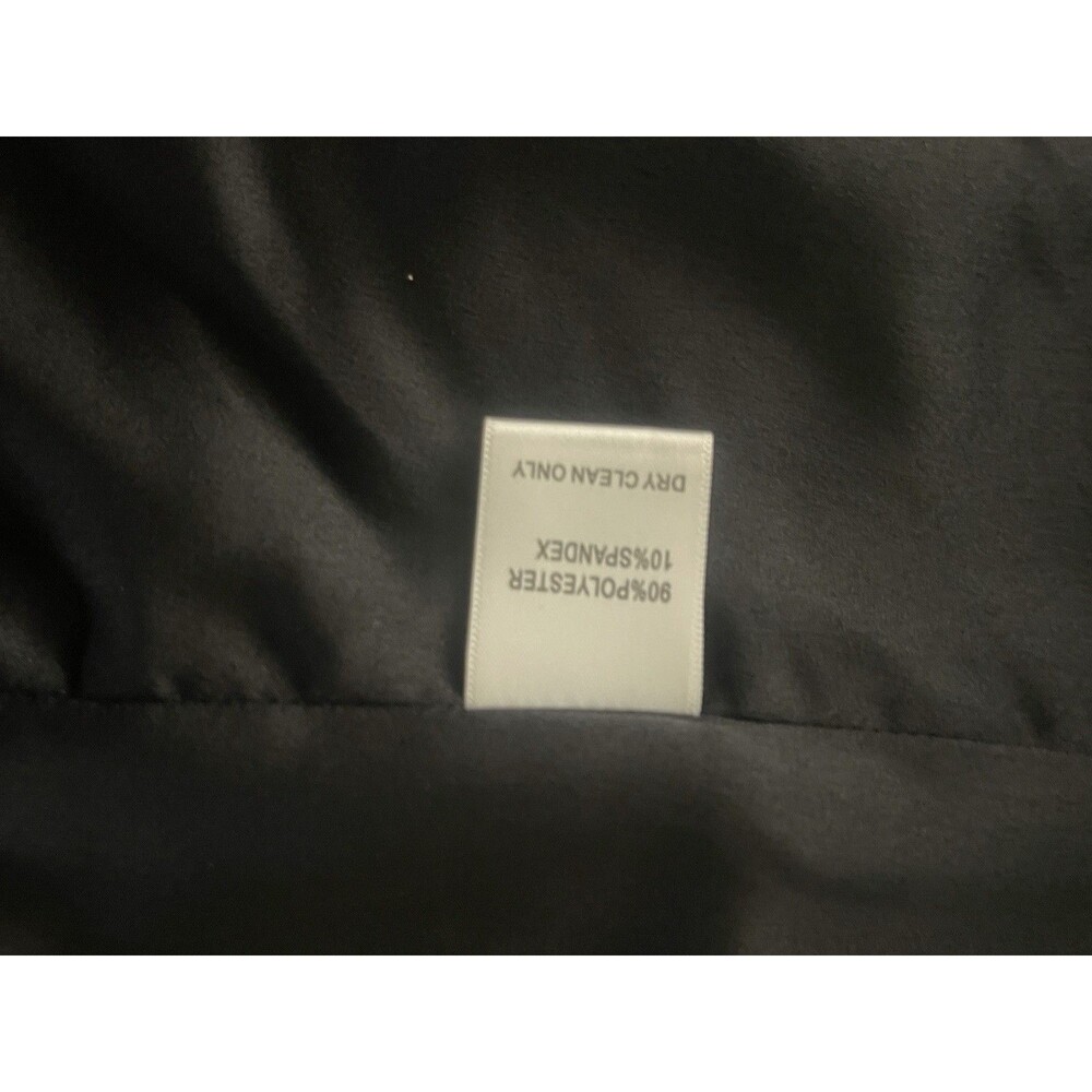 Alberto Makali Women’s Black Chain Print Open Front Blazer Stretch Career Statem - Picture 3 of 12